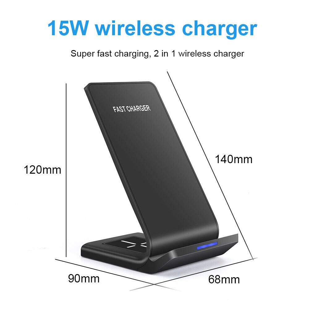 3 in 1 Wireless Charger Dock Charging Station for Apple Watch Iphone 17 16 15 14