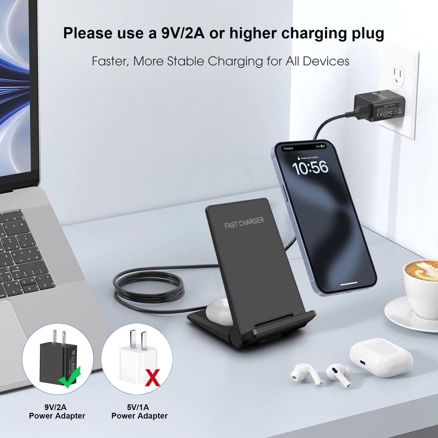 3 in 1 Wireless Charger Dock Charging Station for Apple Watch Iphone 17 16 15 14