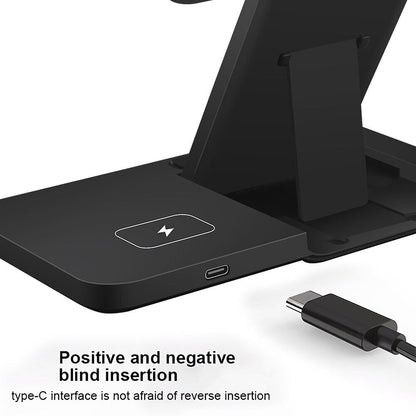 3 in 1 Wireless Charger Dock Charging Station for Apple Watch Iphone 17 16 15 14