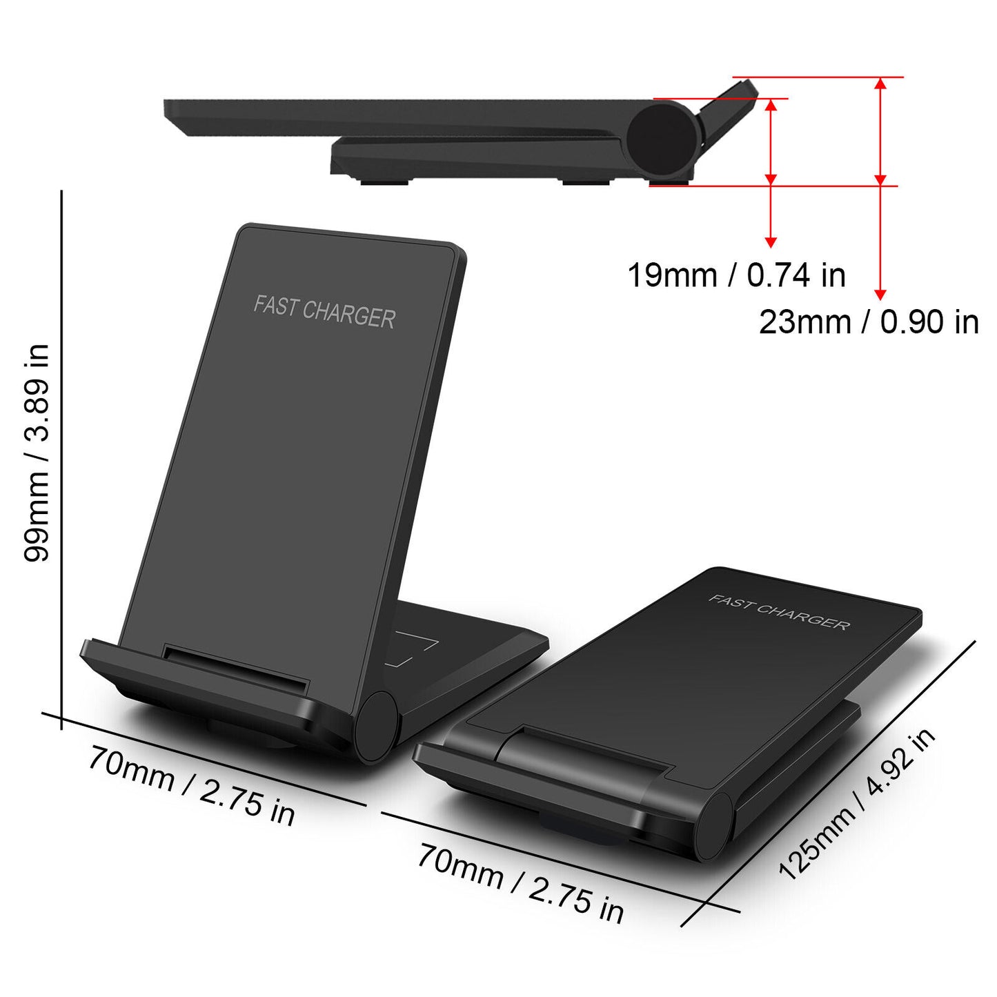 3 in 1 Wireless Charger Dock Charging Station for Apple Watch Iphone 17 16 15 14