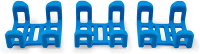 GPS Dog Tracker Rubber Clips X3 (Standard), Blue, 2.8 Cm
